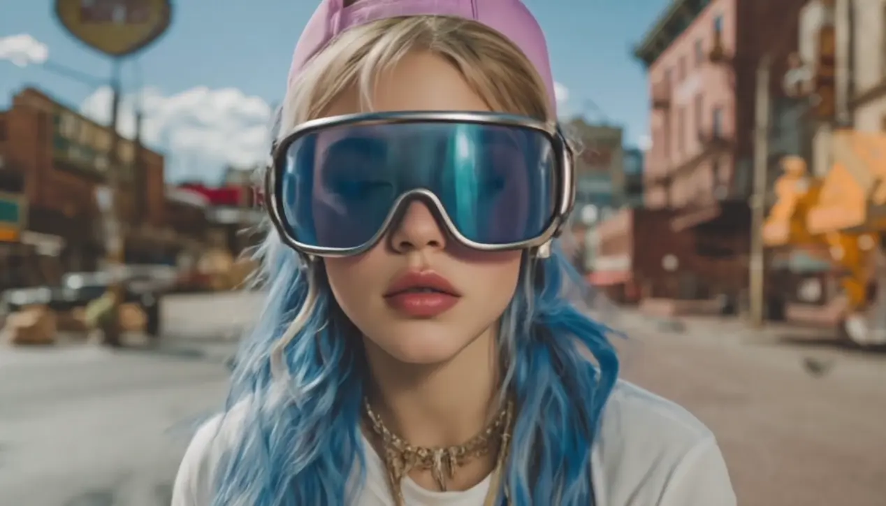 VR Headset Pop-On AI Video Generator