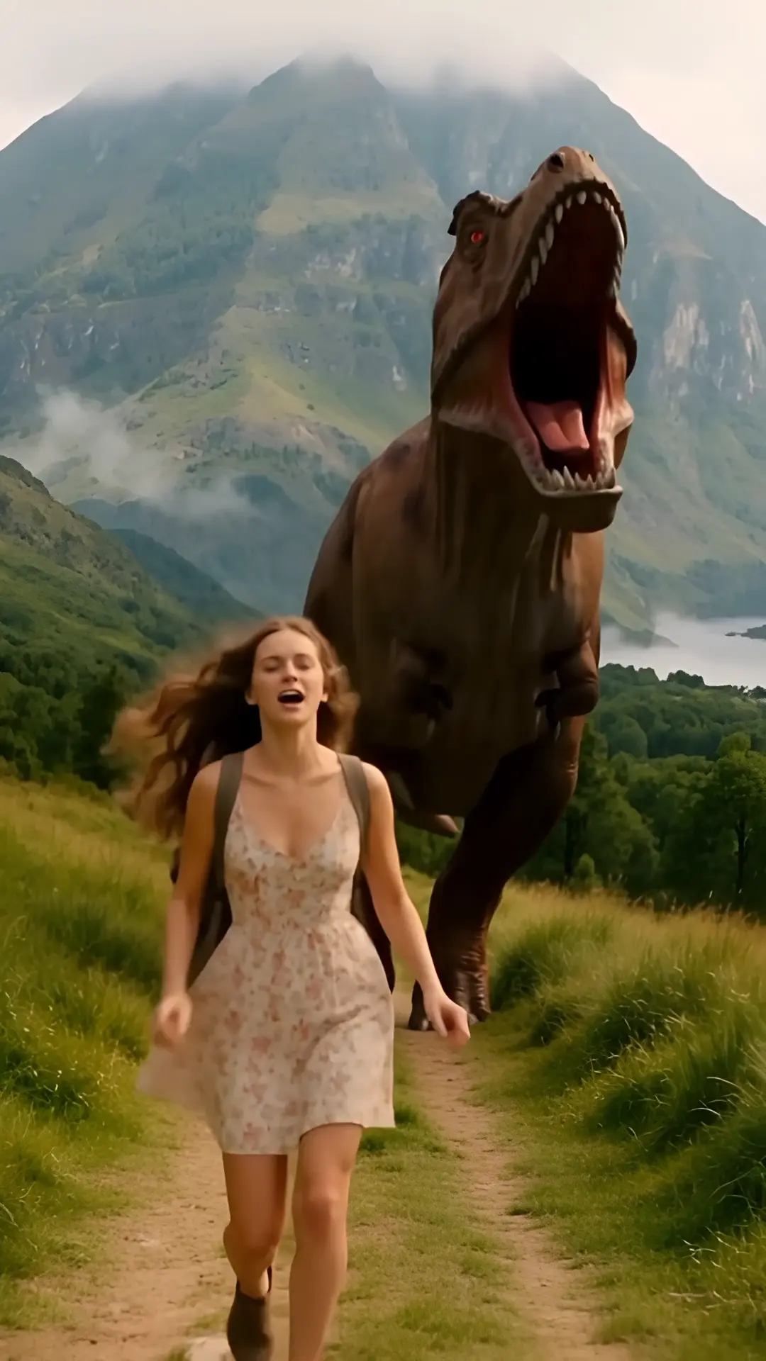 Dinosaur Chase AI Video Generator Online