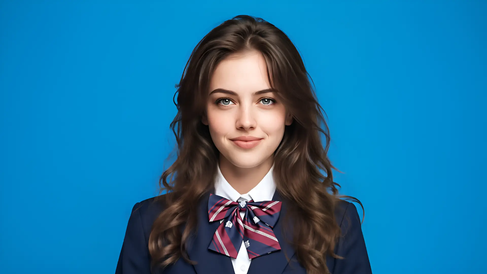 Blue or Red Headshot AI Generator