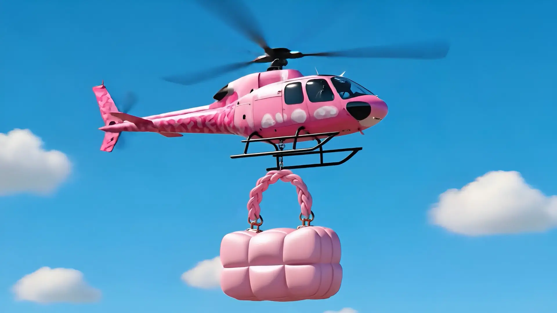 Helicopter Airlift AI Video Generator