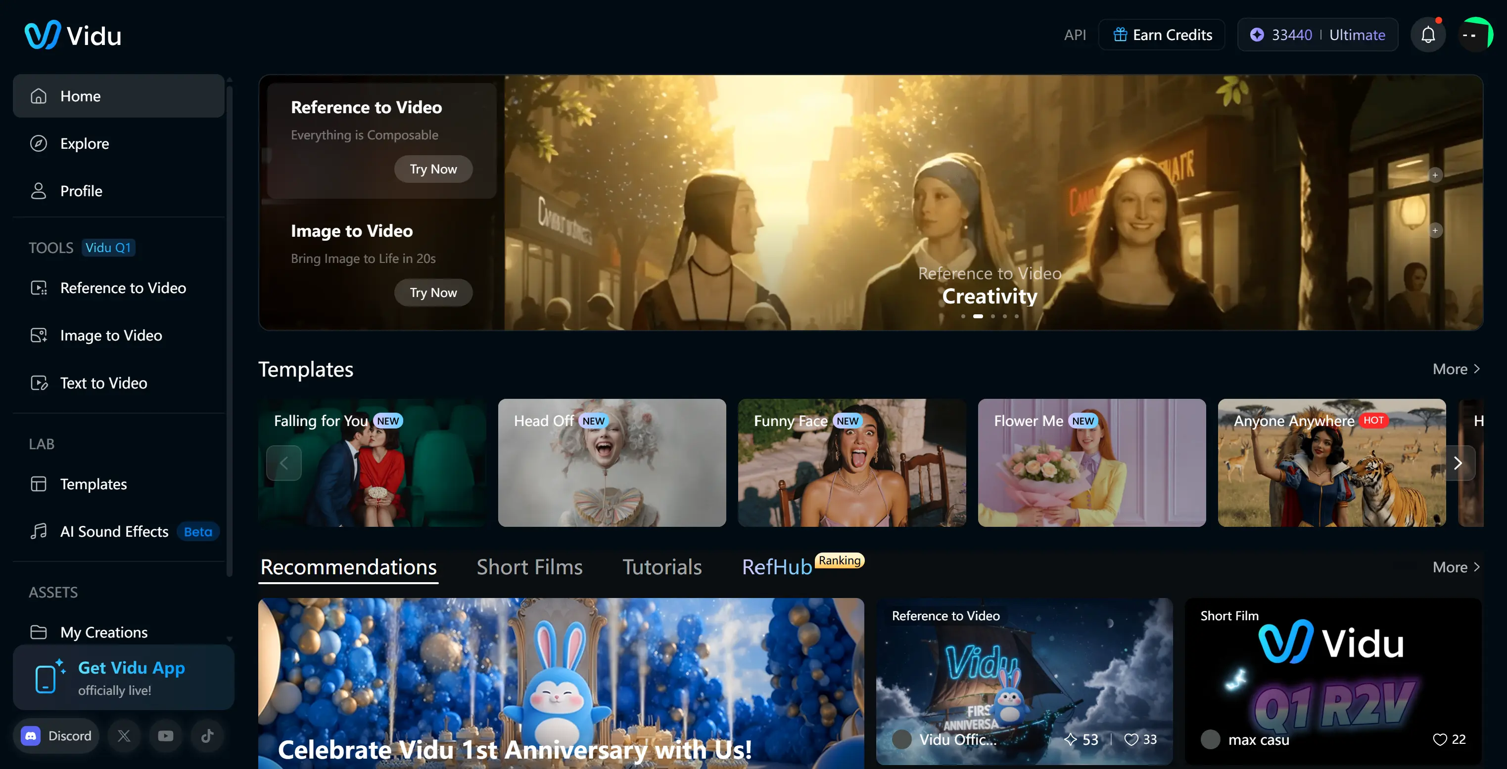 Vidu AI video generator