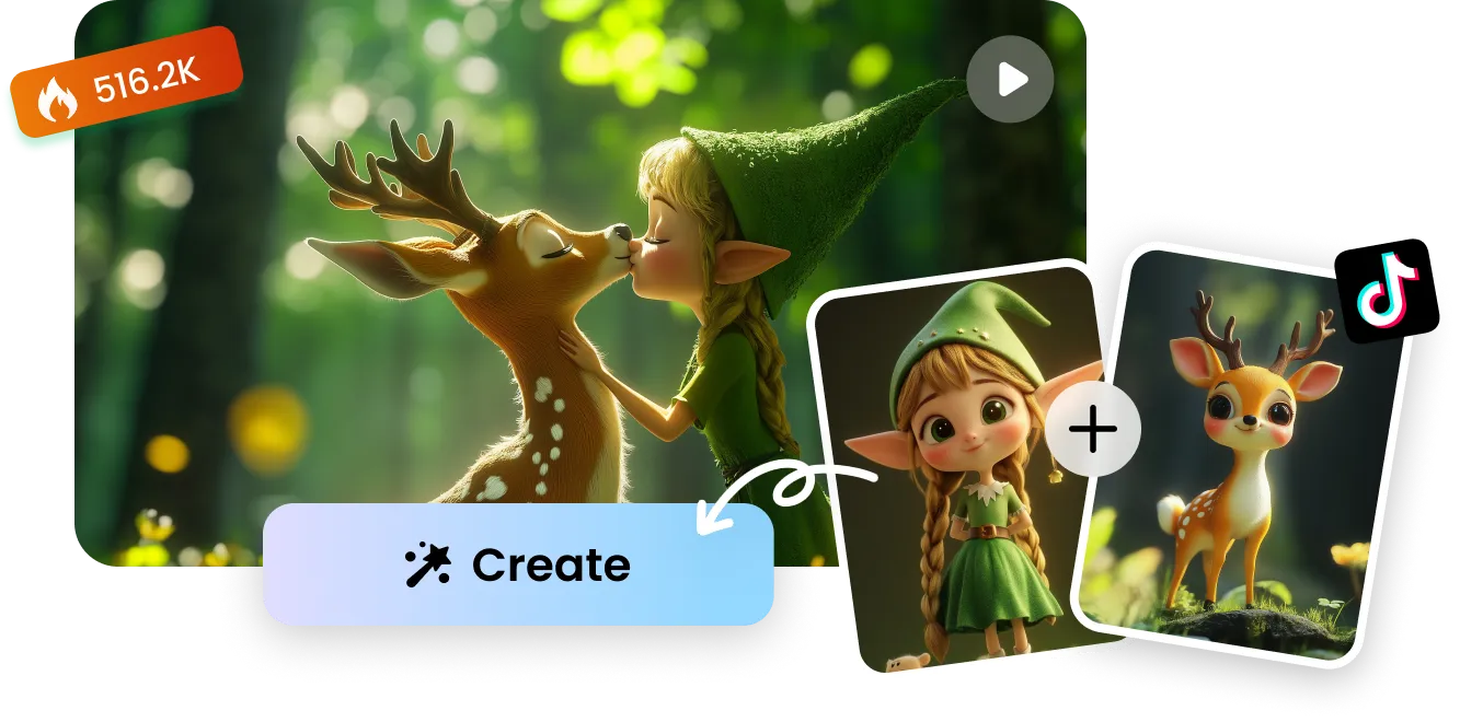 Use One-Click Viral TikTok Video Templates